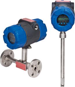 Thermal dispersion mass flow meter